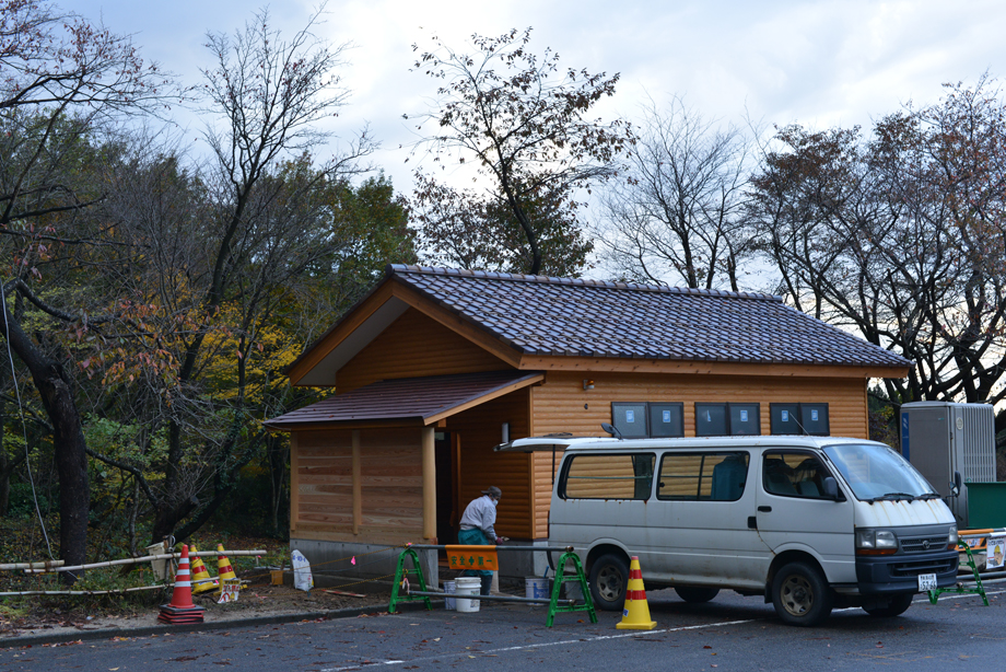 トイレもうちょっとで完成